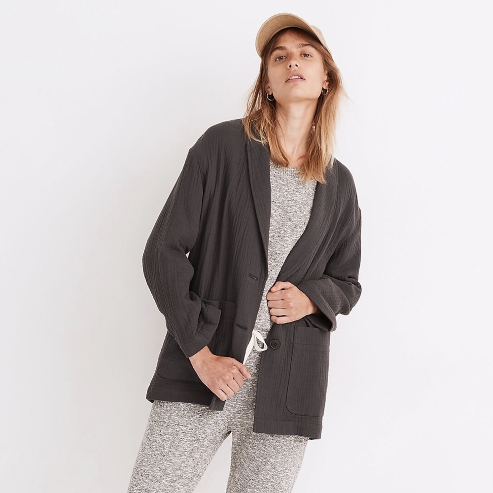 Madewell Lightspun Dorset Blazer Size XL